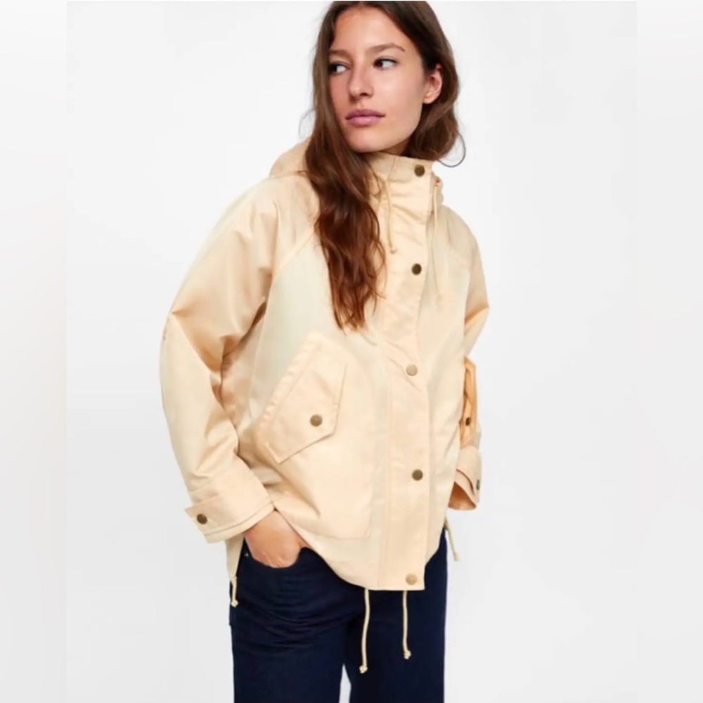 Zara Hooded Parka Jacket Size M NWOT